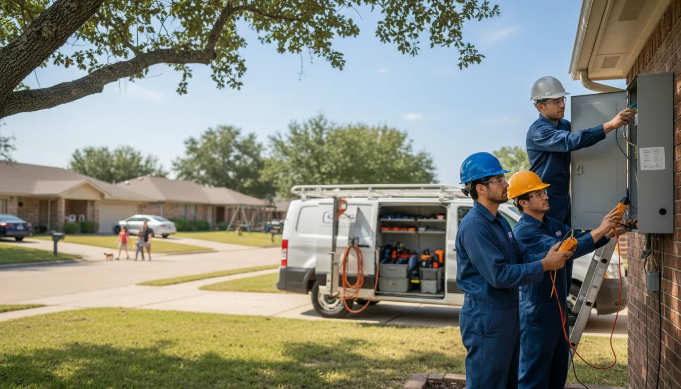 Certified electrician providing emergency electrical services in Eighty Eight, KY